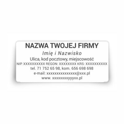 Pieczątki Firmowe duże